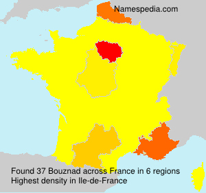 Surname Bouznad in France Surname Bouznad in France