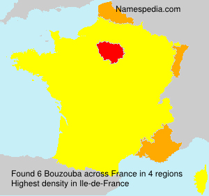 Surname Bouzouba in France Surname Bouzouba in France