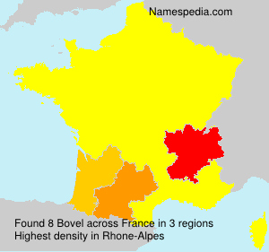 Surname Bovel in France Surname Bovel in France