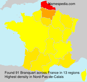 Surname Branquart in France Surname Branquart in France
