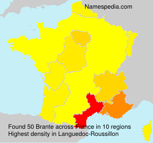 Surname Brante in France Surname Brante in France