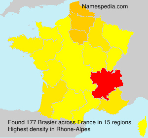 Surname Brasier in France