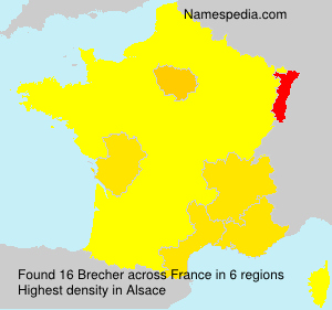 Surname Brecher in France Surname Brecher in France