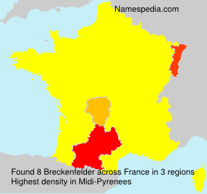 Surname Breckenfelder in France Surname Breckenfelder in France