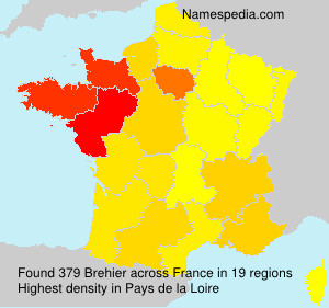 Surname Brehier in France Surname Brehier in France