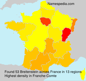 Surname Breitenstein in France Surname Breitenstein in France