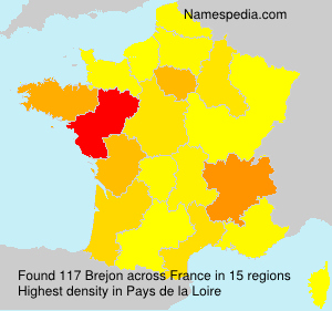 Surname Brejon in France Surname Brejon in France