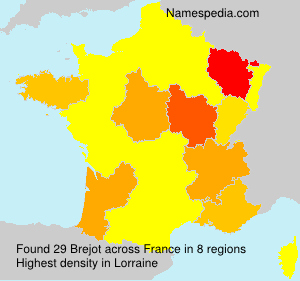 Surname Brejot in France Surname Brejot in France