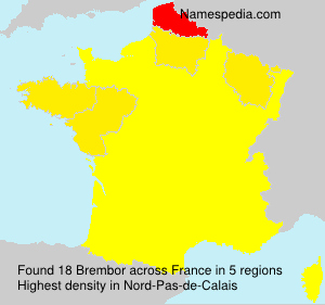 Surname Brembor in France Surname Brembor in France
