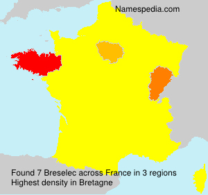 Surname Breselec in France Surname Breselec in France