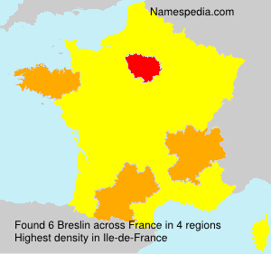 Surname Breslin in France Surname Breslin in France
