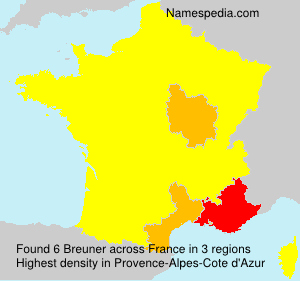Surname Breuner in France Surname Breuner in France