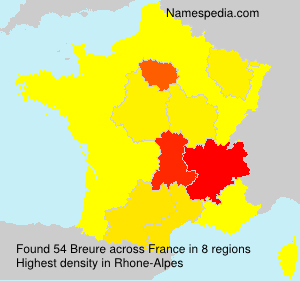 Surname Breure in France Surname Breure in France