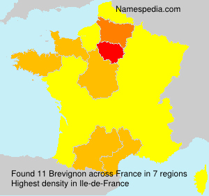 Surname Brevignon in France Surname Brevignon in France