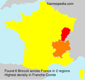 Surname Briccoli in France Surname Briccoli in France