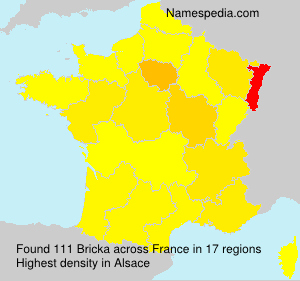 Surname Bricka in France Surname Bricka in France