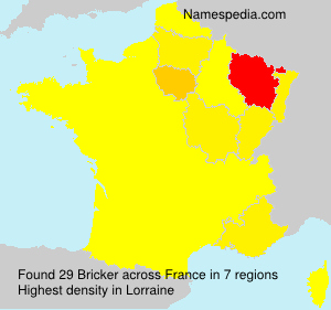 Surname Bricker in France Surname Bricker in France