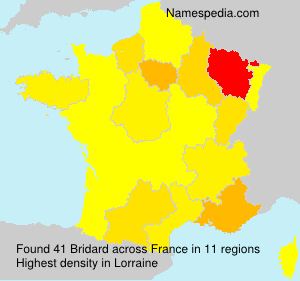 Surname Bridard in France Surname Bridard in France