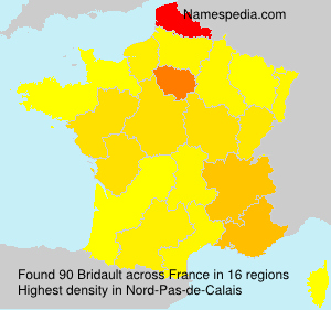 Surname Bridault in France Surname Bridault in France