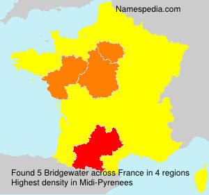 Surname Bridgewater in France Surname Bridgewater in France