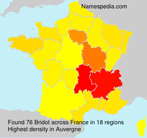 Surname Bridot in France Surname Bridot in France
