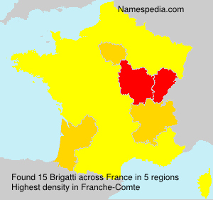Surname Brigatti in France Surname Brigatti in France