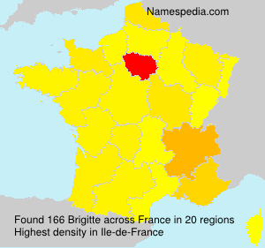 Surname Brigitte in France Surname Brigitte in France