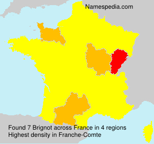 Surname Brignot in France Surname Brignot in France