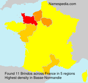 Surname Brindos in France Surname Brindos in France
