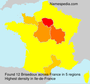 Surname Brisedoux in France Surname Brisedoux in France