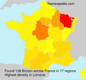 Surname Brizion in France Surname Brizion in France