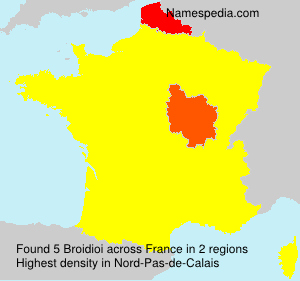 Surname Broidioi in France Surname Broidioi in France