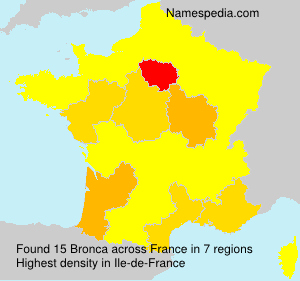 Surname Bronca in France Surname Bronca in France
