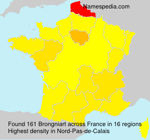 Surname Brongniart in France
