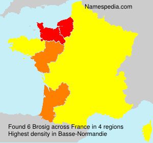Surname Brosig in France Surname Brosig in France