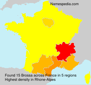 Surname Brossa in France Surname Brossa in France