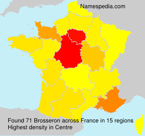 Surname Brosseron in France Surname Brosseron in France