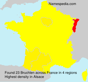 Surname Bruchlen in France Surname Bruchlen in France