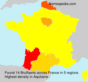 Surname Bruffaerts in France Surname Bruffaerts in France