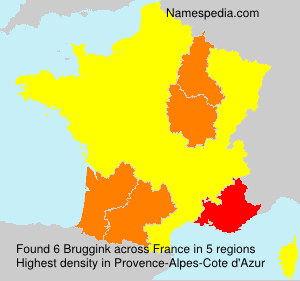 Surname Bruggink in France Surname Bruggink in France