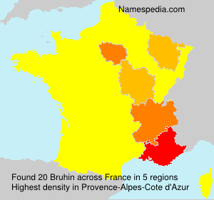 Surname Bruhin in France Surname Bruhin in France