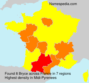 Surname Bryce in France Surname Bryce in France