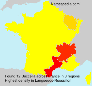 Surname Buccella in France Surname Buccella in France