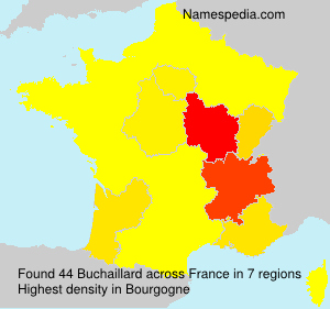 Surname Buchaillard in France Surname Buchaillard in France