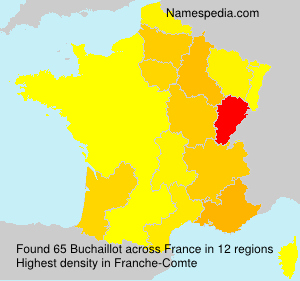 Surname Buchaillot in France Surname Buchaillot in France