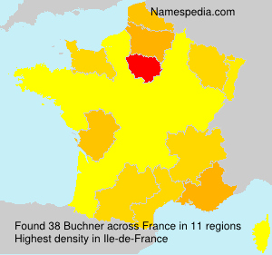 Surname Buchner in France
