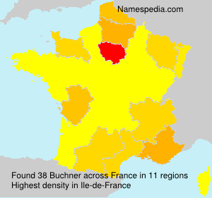 Surname Buchner in France Surname Buchner in France