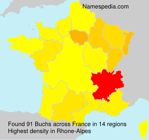 Surname Buchs in France Surname Buchs in France