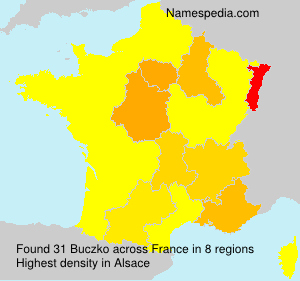 Surname Buczko in France Surname Buczko in France