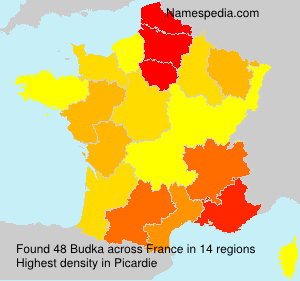 Surname Budka in France Surname Budka in France
